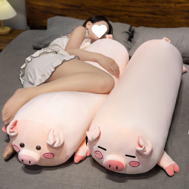 z猪猪长条枕抱枕女生睡觉床上夹腿侧睡枕头男生款靠枕床头靠垫