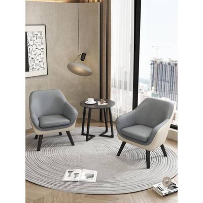 办公沙发茶几组合会客组合单人桌椅心理咨询办公室沙发商务接待室