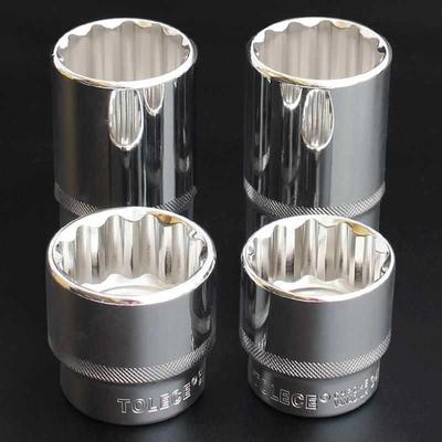 1/2加长梅花套筒12角大飞短套头3436mm12.5系薄壁套筒汽修