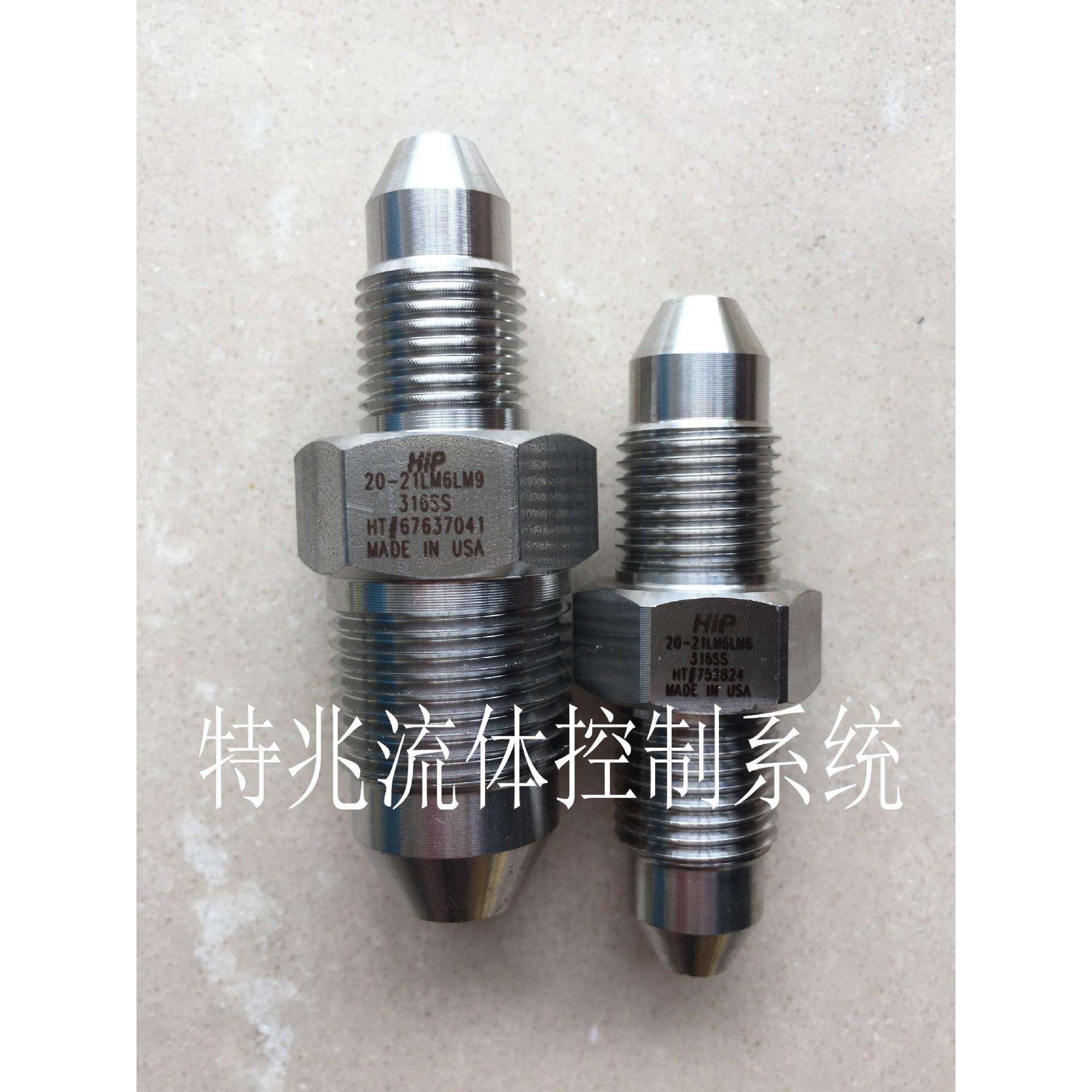 HIP超高压转换接头 20000psi 内螺纹转换不锈钢3/8接头 外螺纹