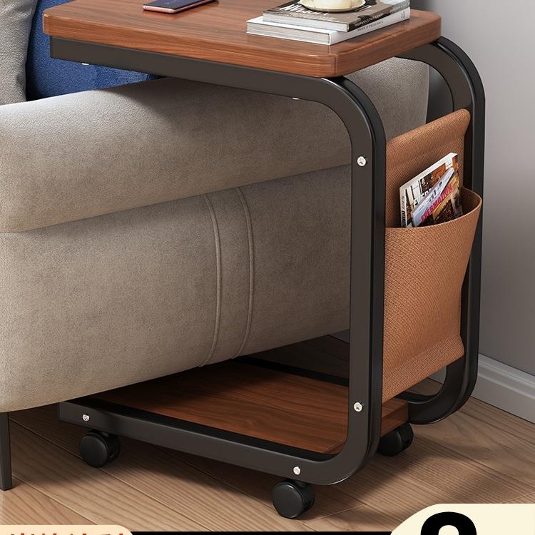 边几移动茶几茶桌简约小桌子迷你推车小方桌沙发边桌电脑桌床jω