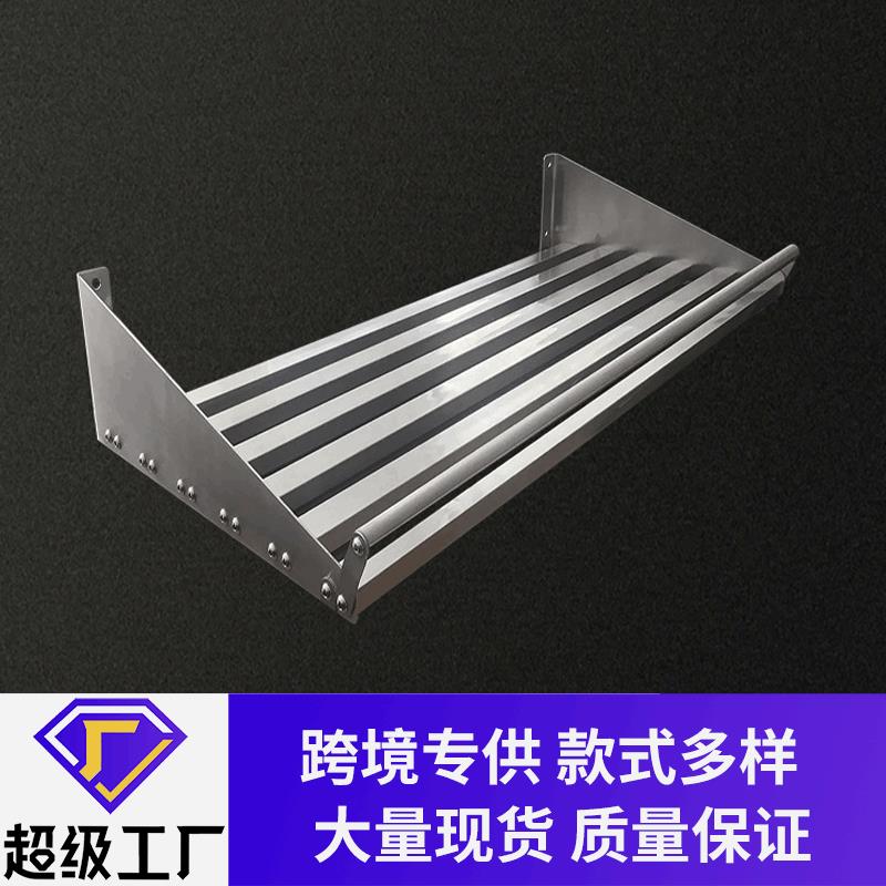 304不锈钢置物架厨房调味料架子微波炉收纳架锅具收纳架