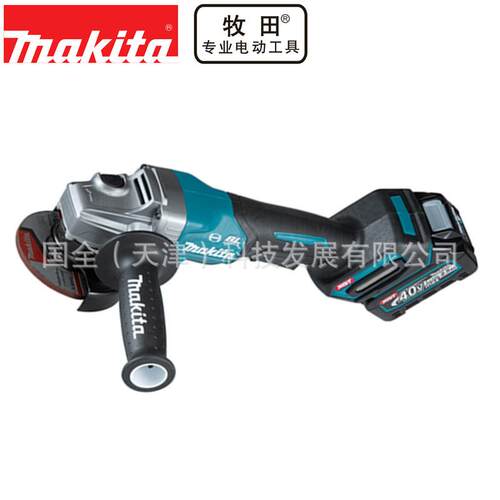 Makita牧田充电工具GA011GZ/GD201充电式40V锂电角向磨光机100mm