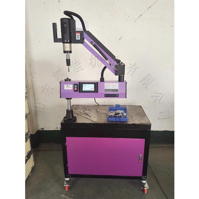 小型套丝机WD-16A万向攻牙机螺纹 电动攻丝机伺服攻丝现货