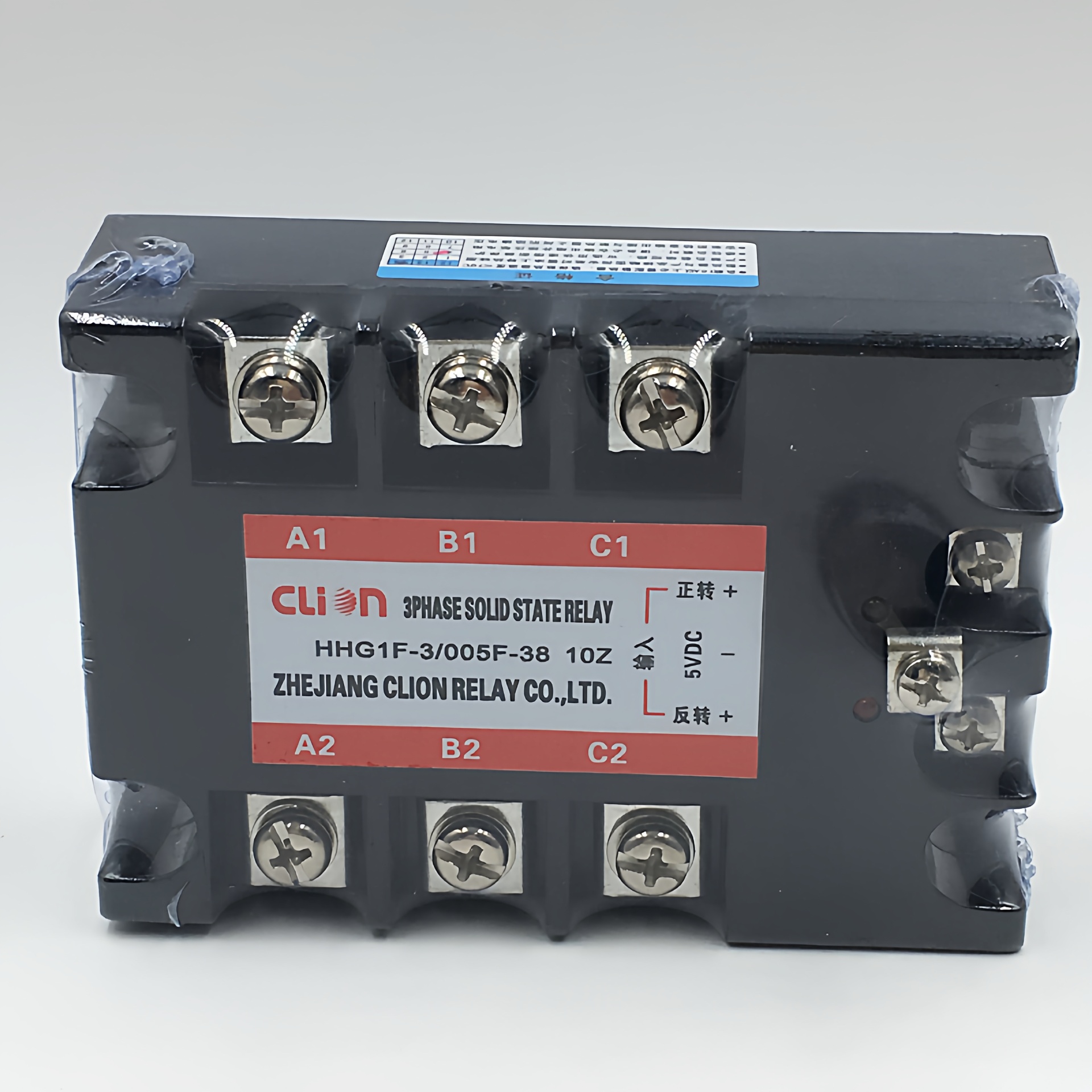 高品质CLION欣大5V控制三相正反转固态继电器HHG1F-3/005F-38 10Z