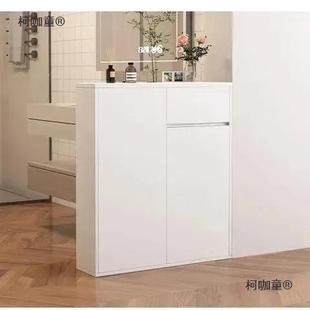 铝合金半墙柜窄柜洗手间浴室柜边柜侧柜抽拉柜侧边20cm玄关麦太保