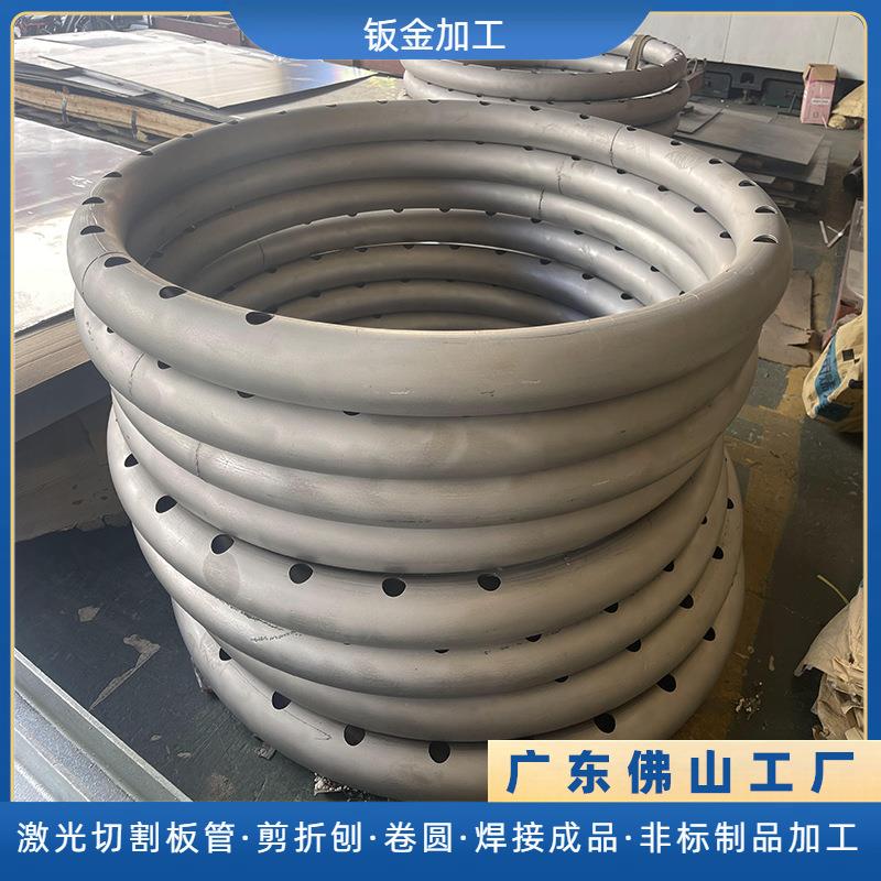 不锈钢管圆管三维激光打孔切孔弯圆形弯管非标管件钣金焊接加工