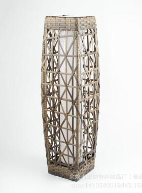 16*16/21*21*H68cm太阳能led藤编景观灯高亮光感应太阳能草坪灯