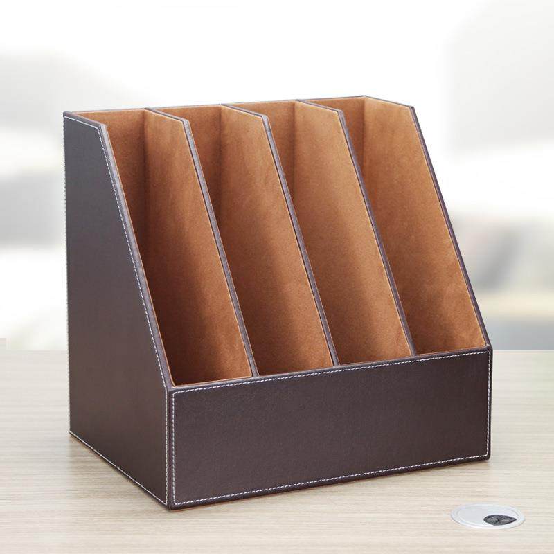 高档皮革办公用品桌面文件收纳框四联文件资料架创意a4文件柜书架,鲜花速递/花卉仿真/绿植园艺,割草机/草坪机,淘宝优惠券,粉丝福利购,淘宝优惠卷