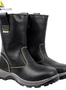 代尔塔 301405升级款301117 加绒工地防砸防刺穿防静电劳保鞋保暖