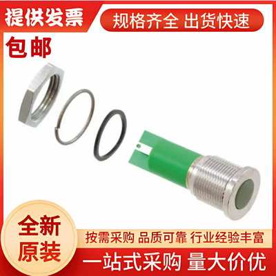 Q16F1CXXG24E APEM 绿色LED面板指示灯, 24V , 16mm安装孔, IP67