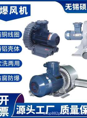 1.5kwCT4高压防爆风机 2.2千瓦粉尘防爆鼓风机0.75千瓦防爆款风机