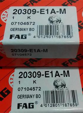 FAG 20309-E1A-M 德国进口单列调心轴承 20310 20311 20312 20313