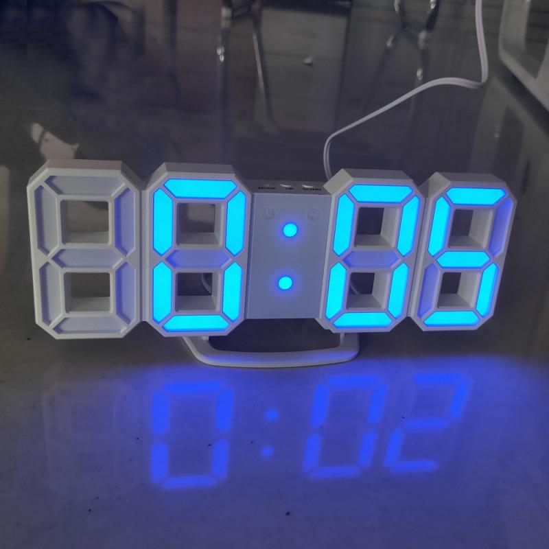 爆款3DLED数字钟 新款电子钟闹钟3D立体钟 CG895