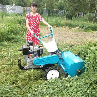 果园碎草还田机 自走式大马力灭草机 186柴油电启动灭茬碎草机