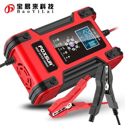 Multi-Stage Automatic Smart 12V 12A & 24V 6A battery charger