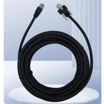 工业相机高速网线带螺丝紧固定接头C01-GE-RJ45-RJ45-5M 3M 2.5M