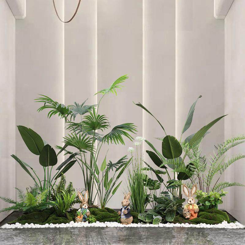 谷灵易生室内景观造景组合仿真绿植楼梯下角落阳台装饰植物旅人蕉,畜牧/养殖物资,畜牧/养殖器械,淘宝优惠券,粉丝福利购,淘宝优惠卷