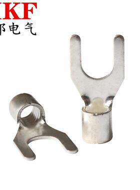 SIKF大孔径桥架线连接UT系列冷压铜接线端子铜线耳鼻子叉形裸端头