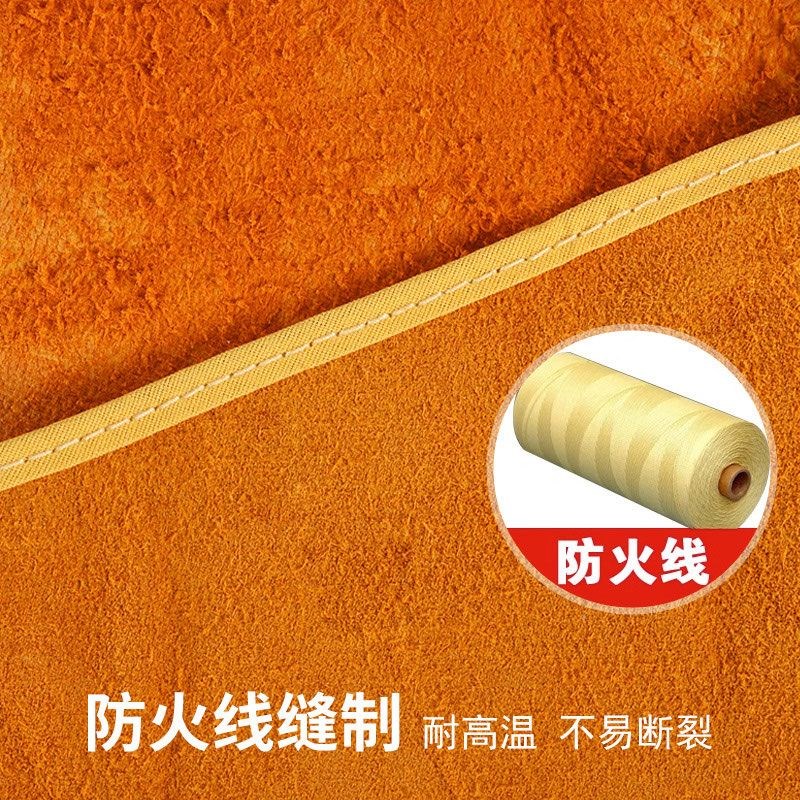 电焊工牛皮围裙耐磨隔热防烫耐高温防护衣工作服焊工氩弧焊反穿衣