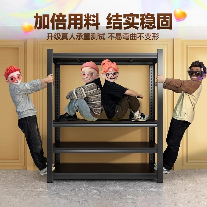 仓储货架多层置物架超强承重仓库货物架超市快递储物架家用铁架子