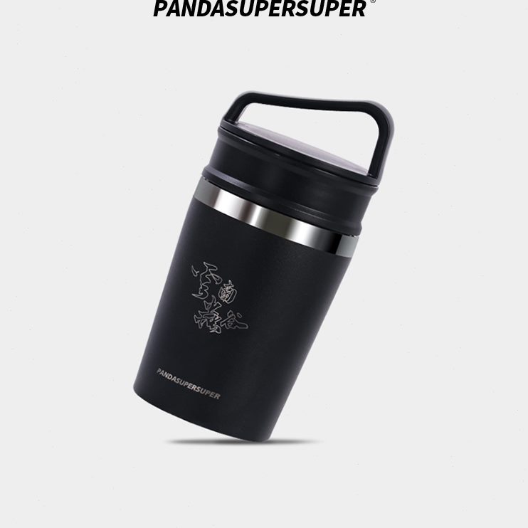 潘粤周边便携不锈钢便携明PS虫谷带盖随行杯随行杯咖啡S云南保温