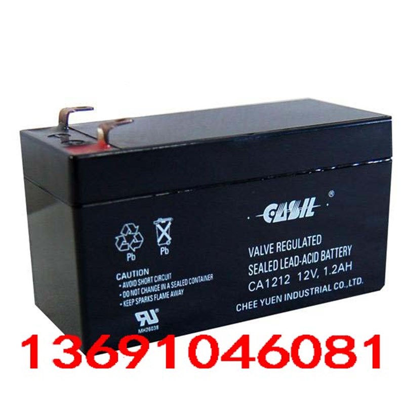 防火卷帘门控制箱蓄电池 CASIL CA1212 12V/1.2AH 阿兰德电池