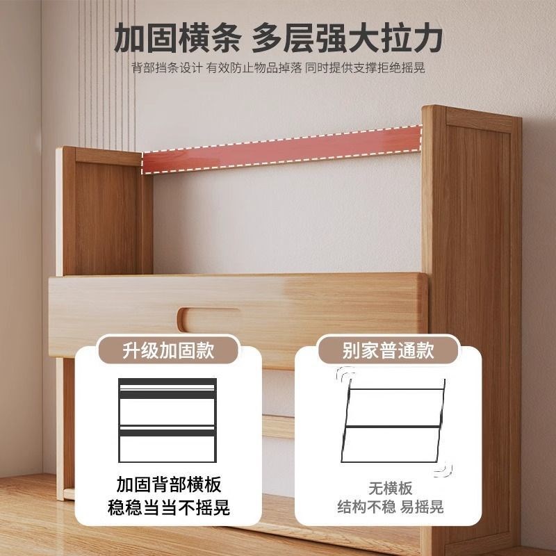 书架桌面置物架书桌收纳落地学生家用儿童多层桌上简易书柜储物柜