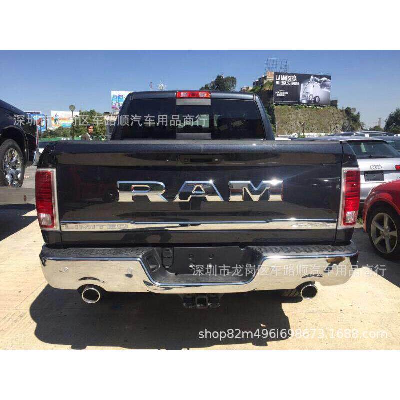 适用道奇RAM尾箱车标皮卡贴标RAM150025003500后尾箱大号车贴