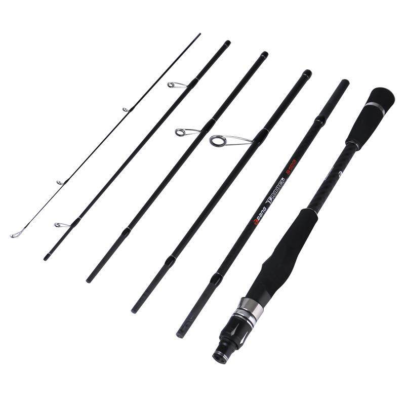 6节超短2.18米ML调性超轻高碳直柄便携路亚竿旅行竿出口订单