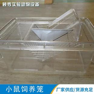 CP3小鼠饲养笼透明材质实验笼白鼠饲养笼实验室动物笼具