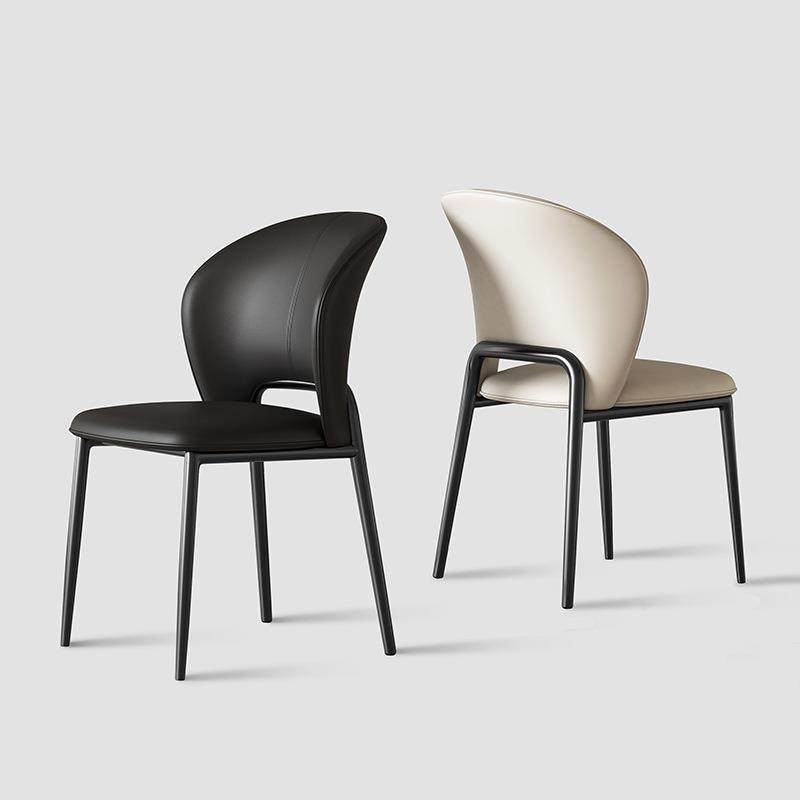 简约现代设计师餐厅家用皮椅餐椅轻奢北欧餐桌椅子意式极简靠背椅,金属材料及制品,金属加工件/五金加工件,淘宝优惠券,粉丝福利购,淘宝优惠卷