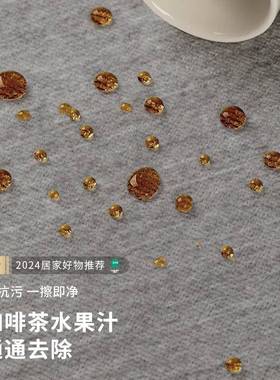 分销地毯客厅2024新款灰色免洗可擦轻奢高级感家用防水懒人沙发垫