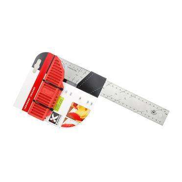 KAPRO功能直角角尺309木工尺以色列划线尺可打倒角定框架