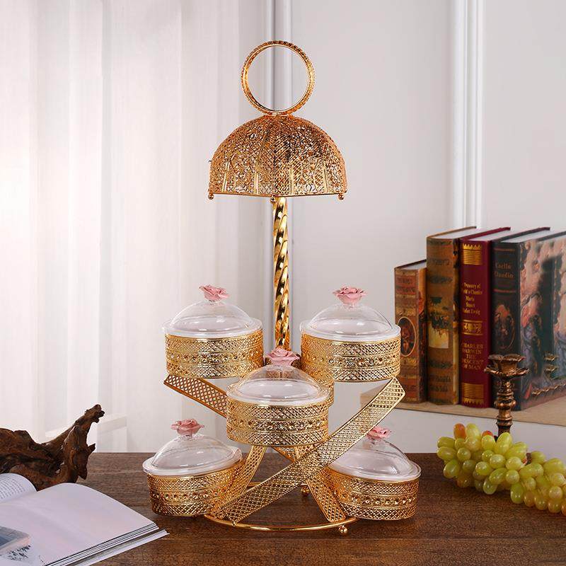 轻奢复古风金色精致干果盒创意高级感阶梯式可挂墙挂件合金果篮,鲜花速递/花卉仿真/绿植园艺,割草机/草坪机,淘宝优惠券,粉丝福利购,淘宝优惠卷