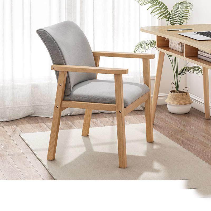 北欧实木电脑椅餐椅家用书桌椅简约卧室凳子书房女生学习靠背椅子