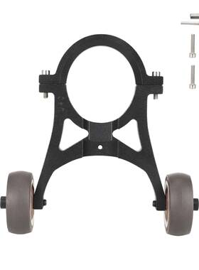 9号F系列/4pro辅助轮电动滑板车辅助小轮折叠倒立推拉助力托架