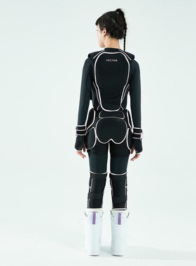 VECTOR滑雪护具内穿护背护甲护腕滑雪护臀护膝防撞滑雪装备男女款