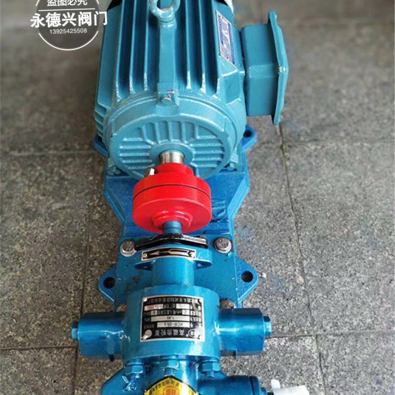 齿轮油泵电机组KCB两相220v机油柴油泵380V大流量高压输油自吸泵