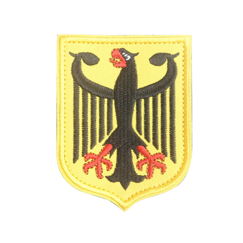 POLIZEI德国国旗刺绣魔术贴臂章徽章德军士气章战术背心彩虹六号