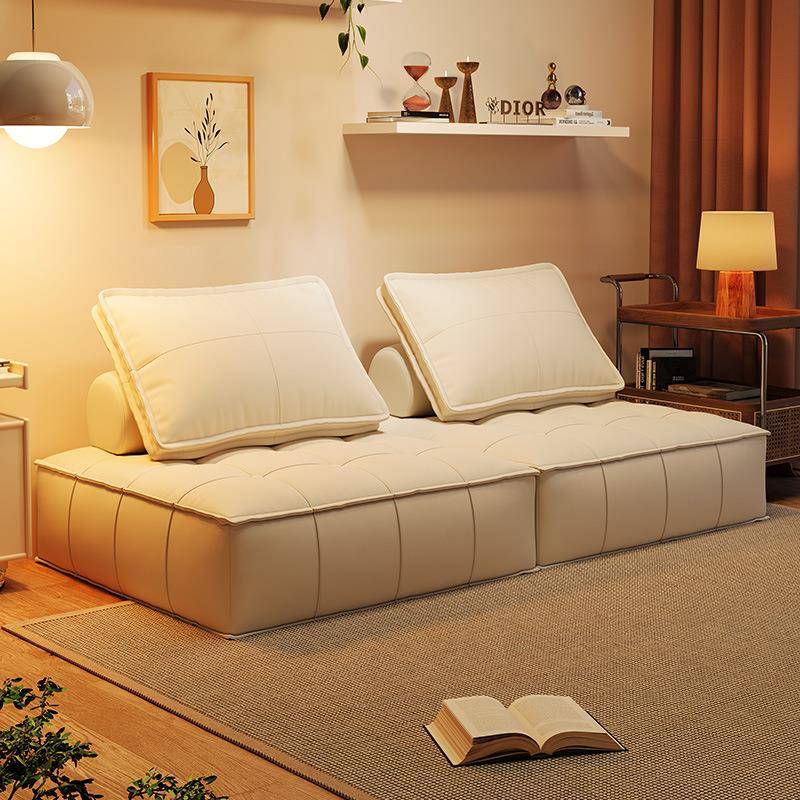 【折扣价】网红豆腐块沙发客厅2025新款懒人沙发单人小沙发卧室组