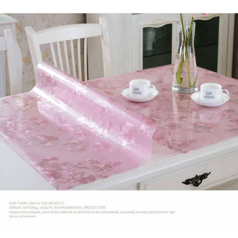 【折扣价】餐桌布歺桌垫胶垫台垫防水防油耐高温桌面保护膜软玻璃
