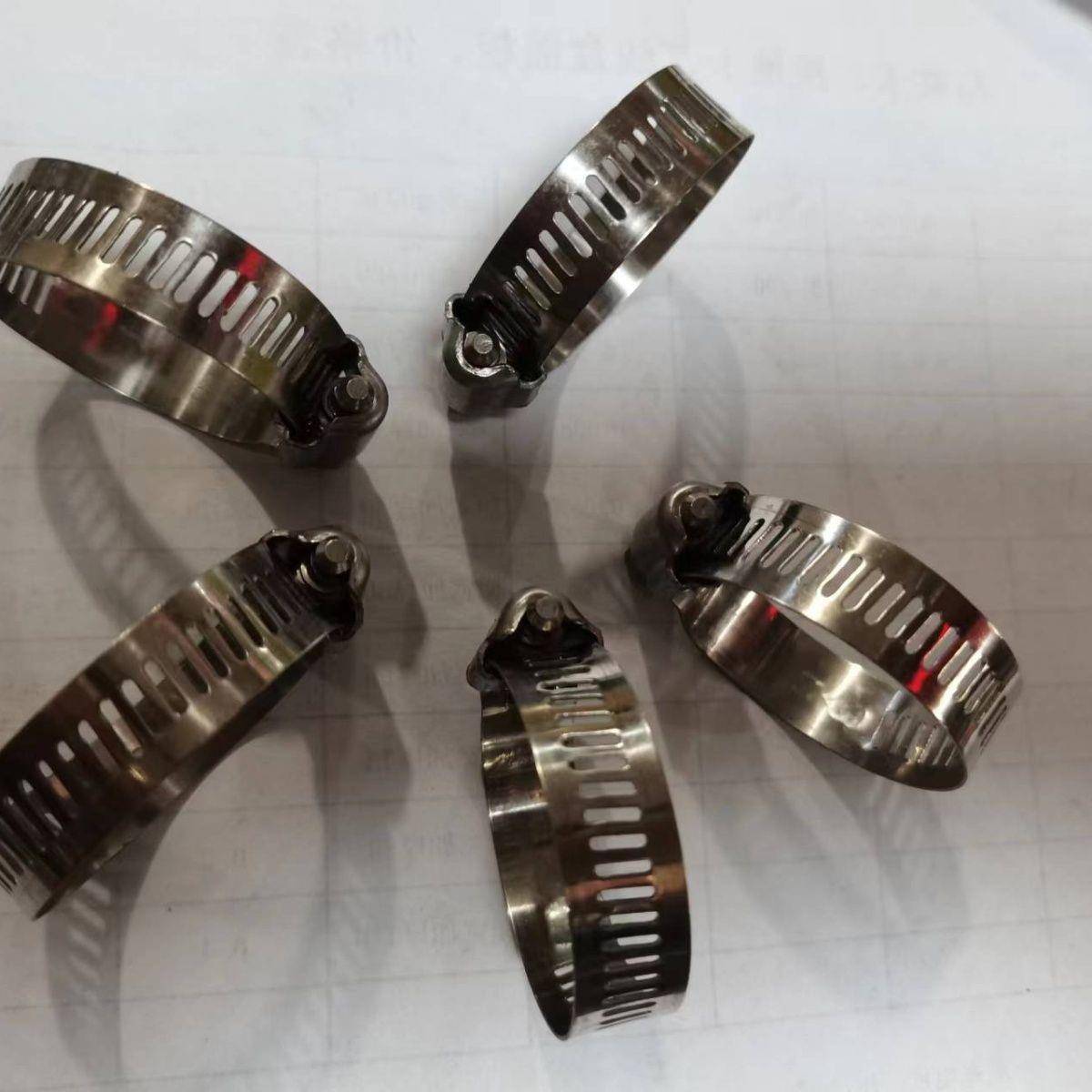 【折扣价】不锈钢201十字全牙喉箍通信抱箍监控电线杆卡箍水管气