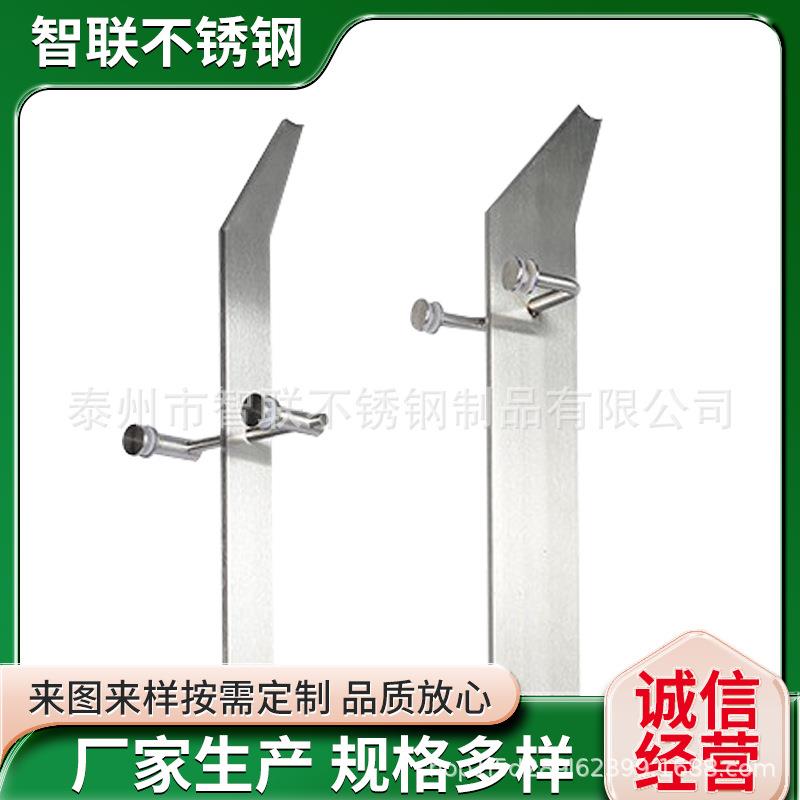 【折扣价】不锈钢扶手商场楼梯栏杆挂玻璃方管工程立柱304不锈钢