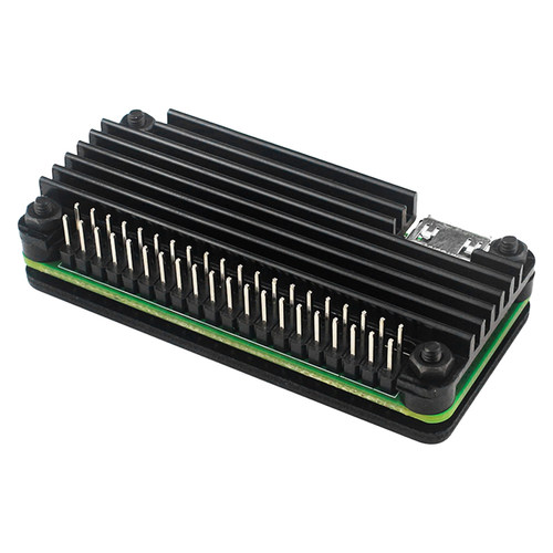树莓派zero 2W铝合金外壳Raspberry Pi zero 2 W散热保护壳带排针