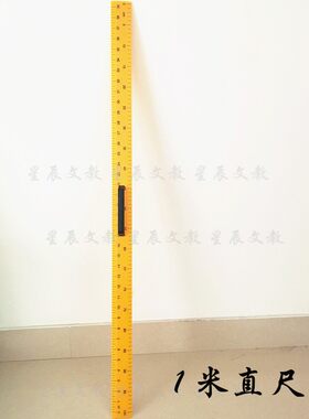 直尺一米 直尺米尺 优质PVC直尺1M 100cm米尺 教学教具带把手