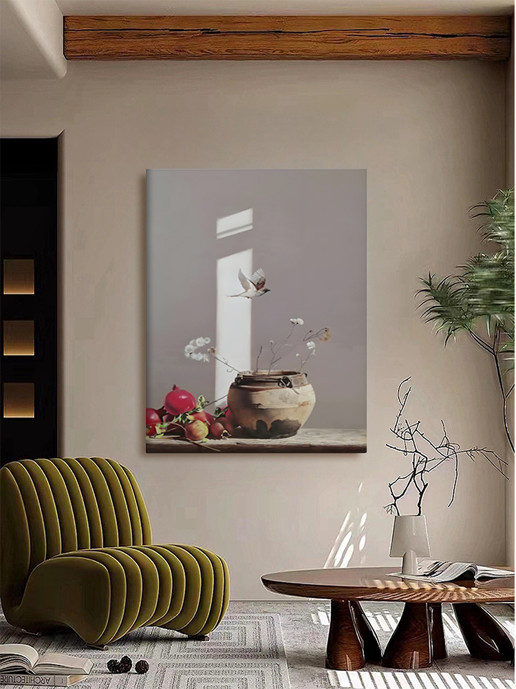 赵仕伟的画中古风客厅装饰画艺术家餐厅书房卧室入户玄关床头挂画