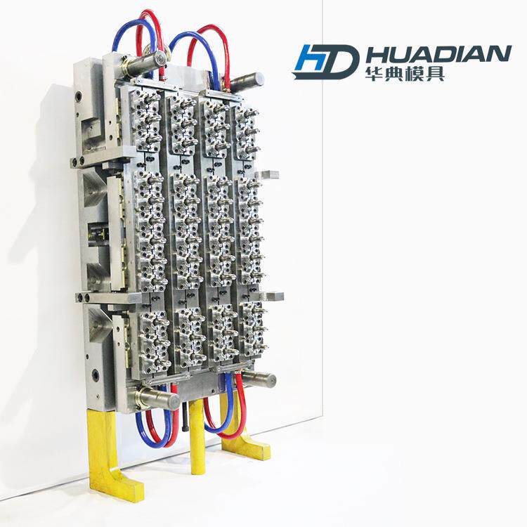 台州黄岩模具厂注塑模具热流道气封瓶胚模具48腔PET瓶胚模具