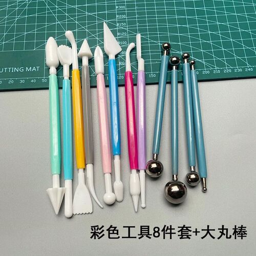 黏土工具全套手工diy材料超轻粘土套装彩泥橡皮泥模具石塑压泥板