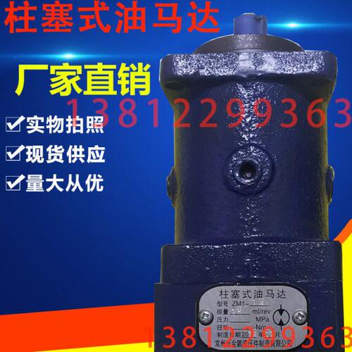 金鹏ZM1-16 柱塞式油马达 ZMI-8 ZM1-20 ZM1-10 ZM1-25 ZM1-32 40